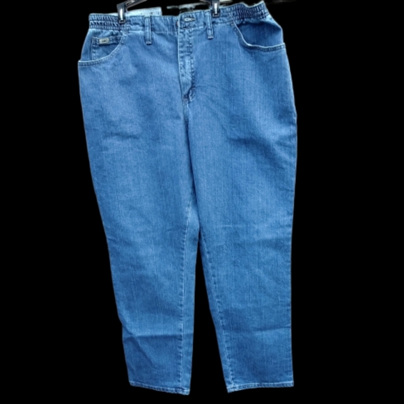 Lee Plus Size Relaxed Fit Stretch Jean Sz 16W P - Picture 3 of 8